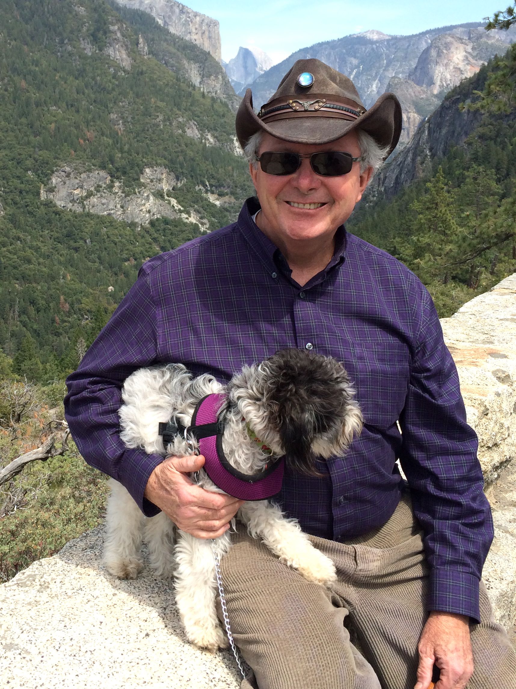 Douglas Gillies and his biggest fan